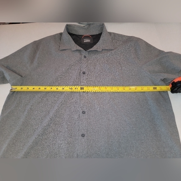 Mens Merrell Short Sleeve Collared Button-up Shirt With Pocket SZ XXL - Picture 4 of 8